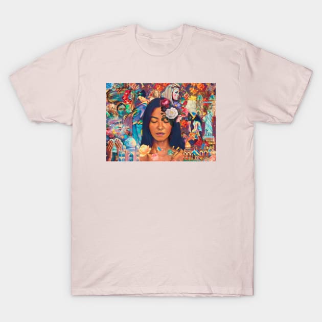 I Am Woman T-Shirt by Phatpuppy Art